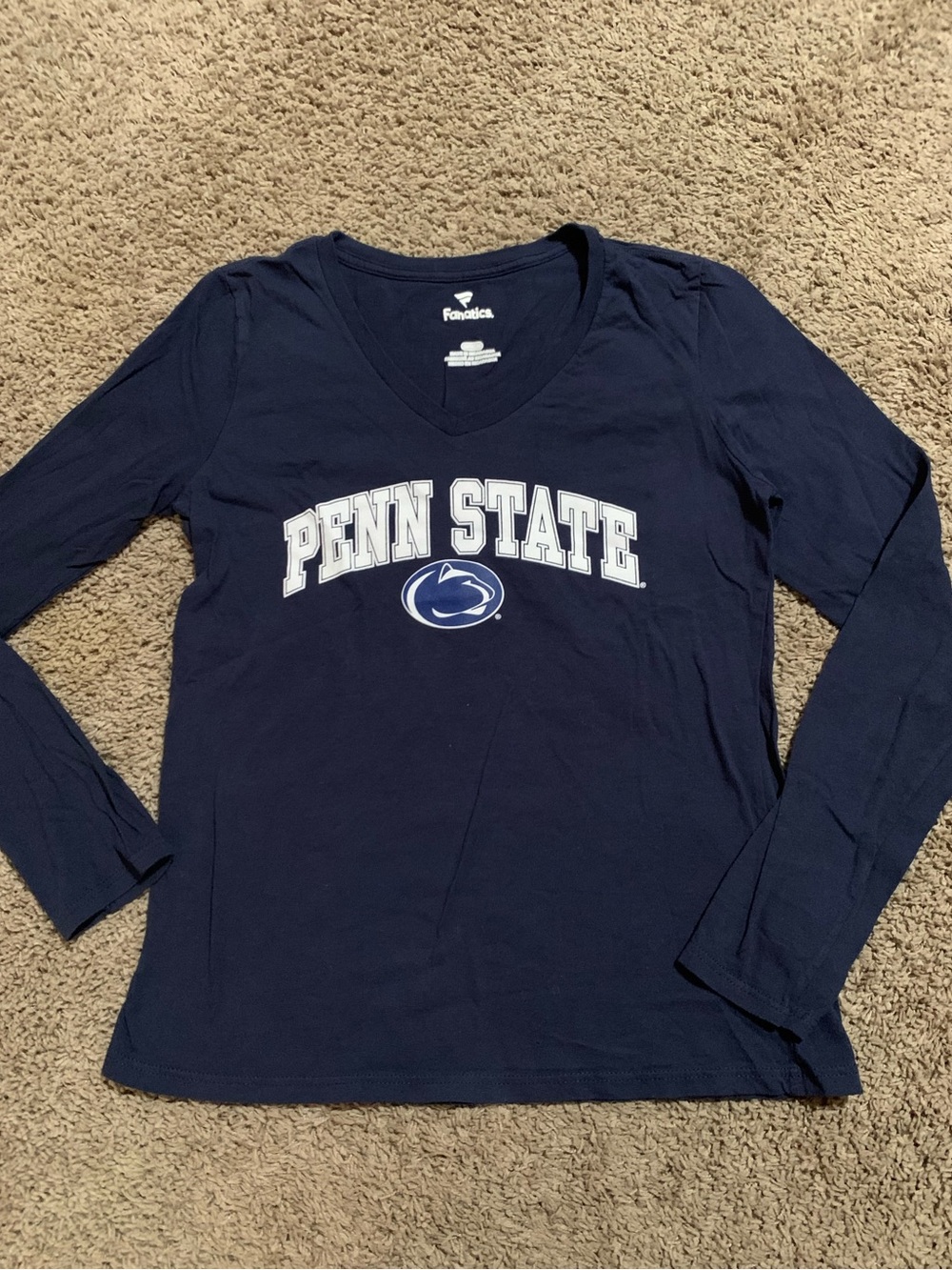 Penn State Fanatics Long Sleeve Shirt Small